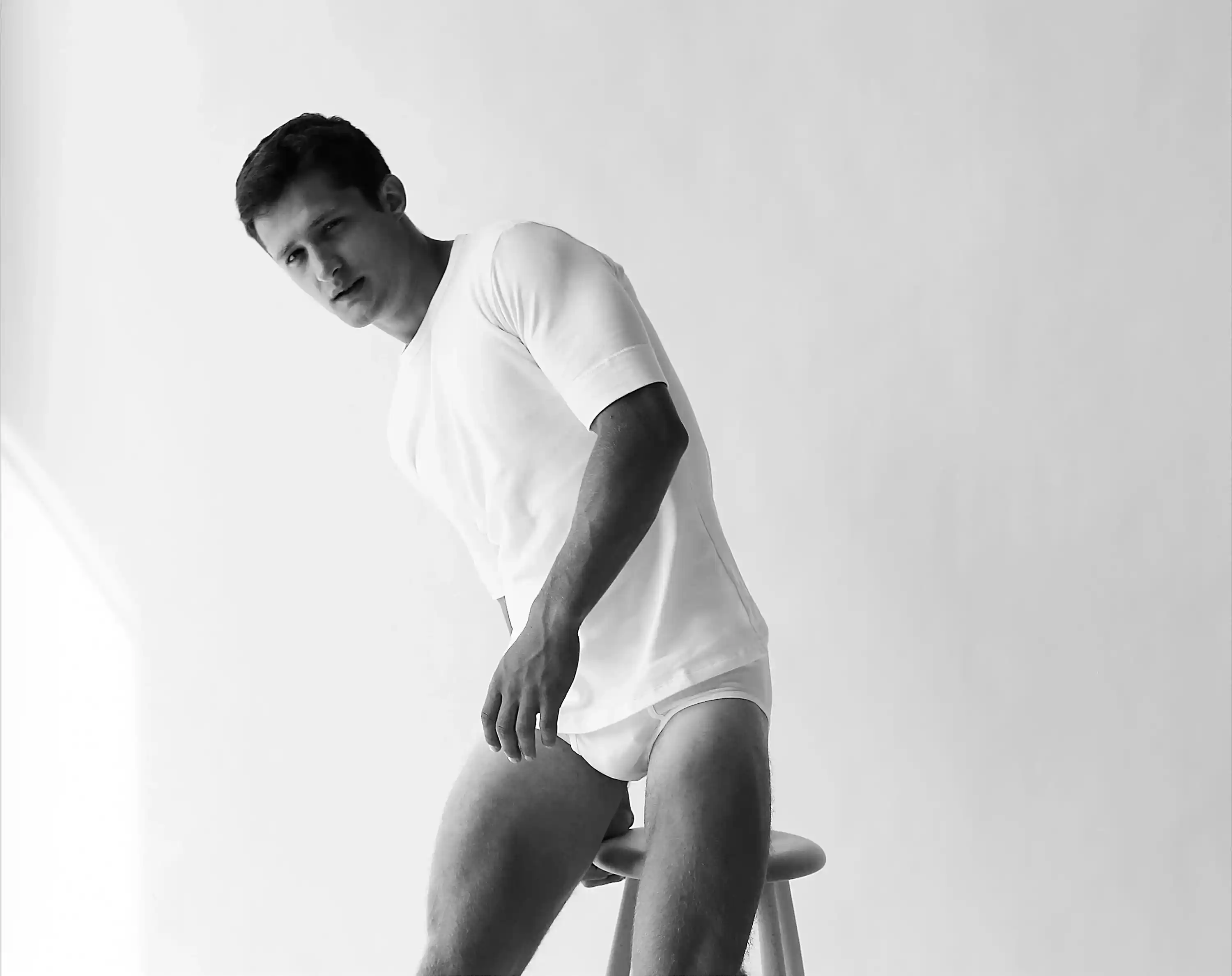 White briefs (tighty whities) — iconic underwear fetish style