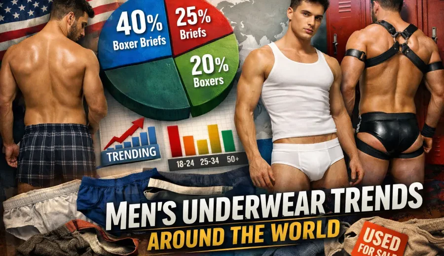 From Loincloths to Latex: The Evolution, Stats & Sexy Science of Men’s Underwear