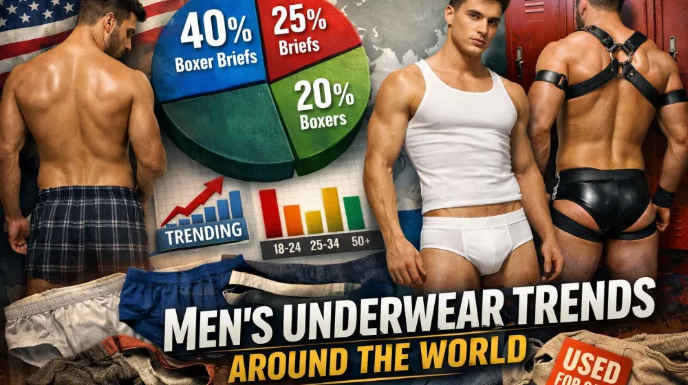 From Loincloths to Latex: The Evolution, Stats & Sexy Science of Men’s Underwear